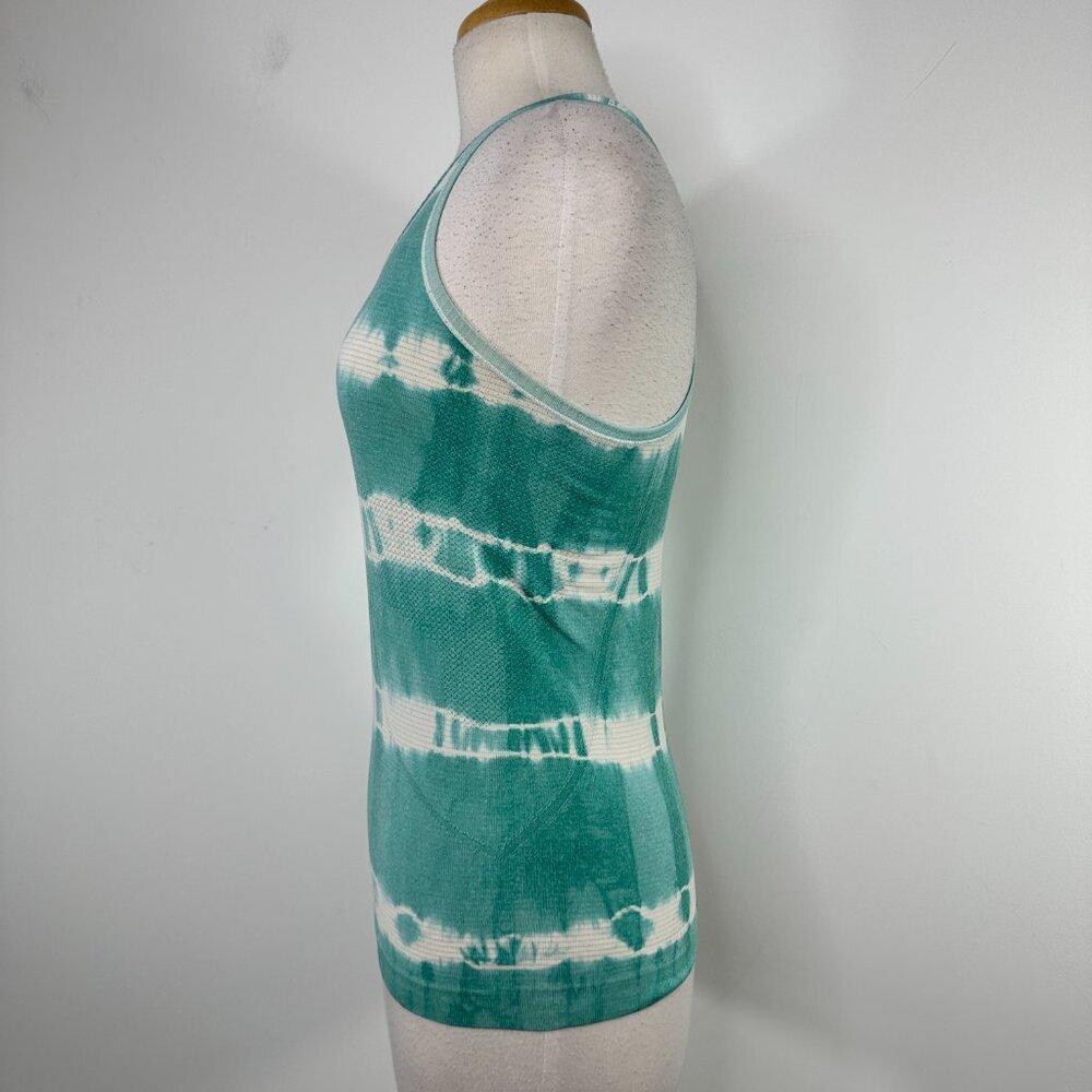 Lululemon Swiftly Tech Racerback Heathered Tranquil Blue Women's Size 6 - Picture 7 of 11